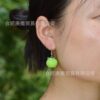Wholesale Stereo Cabbage Cabbage Earrings Stereo Cucumber Earrings Cute Earrings