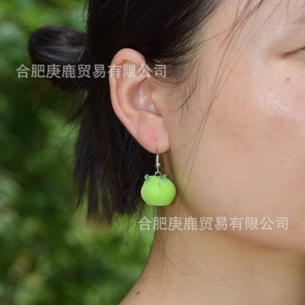 Wholesale Stereo Cabbage Cabbage Earrings Stereo Cucumber Earrings Cute Earrings