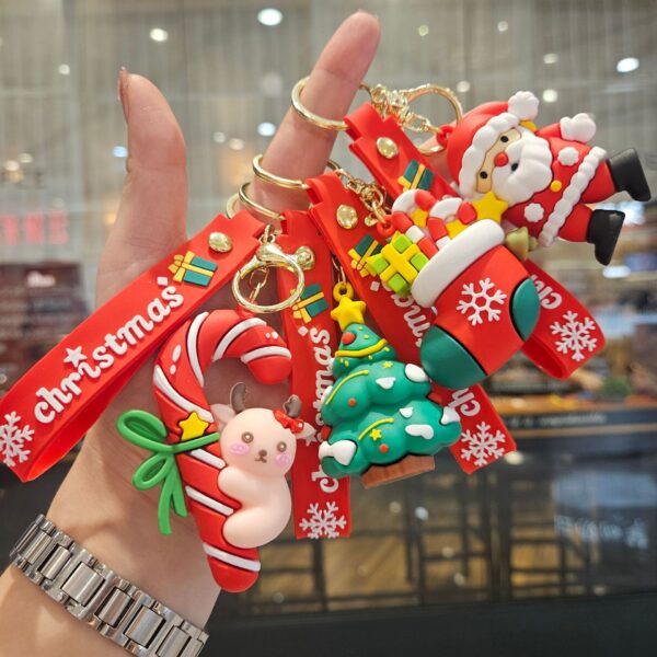 O1CN01O5x0q21YrLe0aa1S5_2214989783112-0-cib Wholesale Christmas Santa Claus Elk Keychain