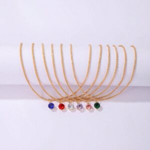 Golden white zirconium single strip