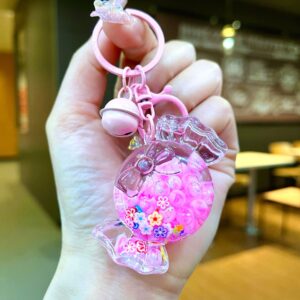 Colorful Hardware [Pink] Glow-in-the-Dark Bubble Bead Round Candy / Quantity 1 is 1