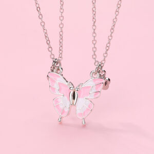 Pink Butterfly Silver
