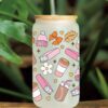 Wholesale UV Transfer Paste Glass Crystal Label Crystal Paste Special Paste for 16oz Glass C 23cmX11cm