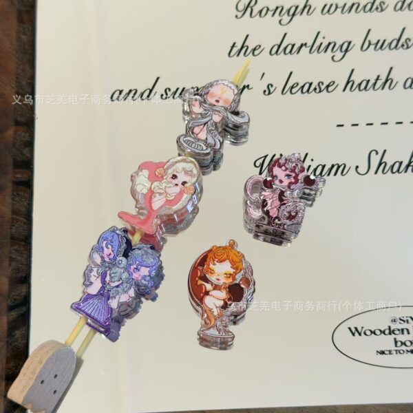 O1CN01O9mpUR1xmBbMrF8OW_2221442006485-0-cib Wholesale 10pcs embossed printed cartoon cute acrylic beads