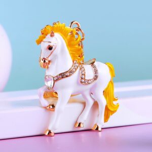 Lucky gemstone steed - white / Single OPP bag packaging