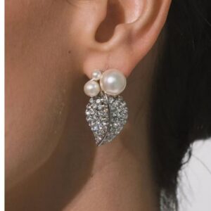 Wholesale Water Diamond Pearl Leaves