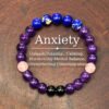 Wholesale Natural amethyst tiger's eye turquoise rose quartz lapis lazuli bracelet