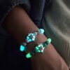 Wholesale Luminous Little Elf Turquoise Beads Paired With A Cute Little Turtle Bracelet.