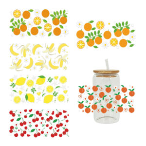 Wholesale UV Transfer Paste Glass Crystal Label Crystal Paste Cross-border Special Paste for 16oz Glass Cup 23cmX11cm