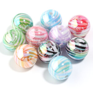 Zebra / Diameter 15.5mm, hole 2.7mm (10 pcs/pack)