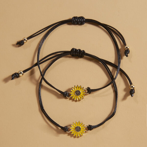O1CN01OMjub81bDRYRmgj3B_952103431-0-cib Wholesale Suower woven adjustable Valentine's Day paper card bracelet