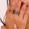 O1CN01OPPy8y2AUrRa51xDL_2213308878207-0-cib Wholesale Stainless steel 18K gold plated irregular braided and intertwined closed ring