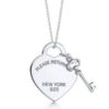 Wholesale Heart Key Pendant Necklace Fresh Love Fashion All-match Jewelry