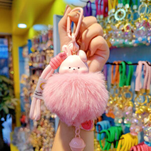 Fur ball fruit animal bell-little rabbit (complete set)