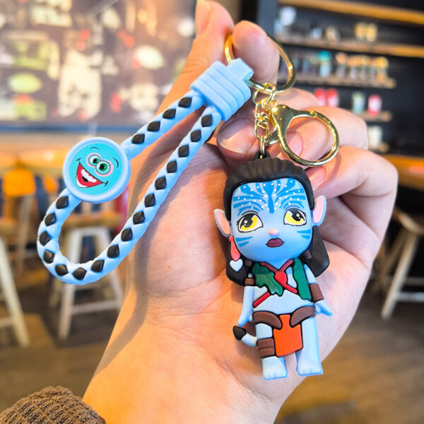 Wholesale Cartoon Blue Doll Keychain