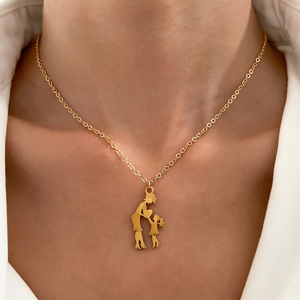 Wholesale mother's day necklace stainless steel
