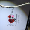 Wholesale Love Rose Acrylic Valentine's Day Earrings