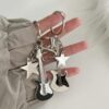 Wholesale Y2K Spice Girl Guitar Pentagram Bag Charm Keychain