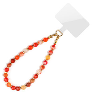 Red agate mobile phone chain