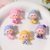 Wholesale Cute cartoon girl sitting posture Acrylic Beads