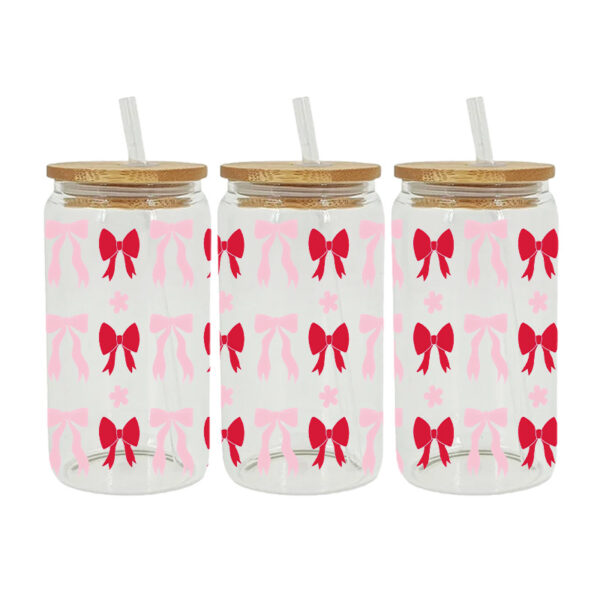 Wholesale UV Transfer Paste Glass Crystal Label Crystal Paste Special Paste for 16oz Glass C 23cmX11cm