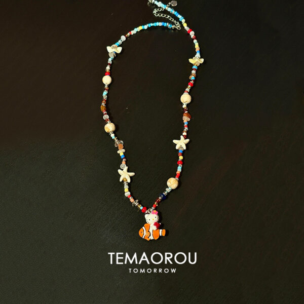 Wholesale Sweet and Cute Cartoon Ocean Series Necklace