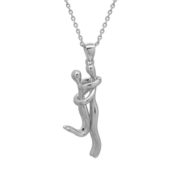 O1CN01OdHCyd1n6pc9QcgQi_2219564575041-0-cib Wholesale Stainless steel Couple Hug Pendant Necklace