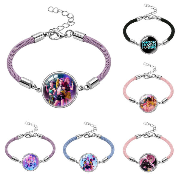 Wholesale Gemstone Bracelet Cartoon Character Multi-Color Rope Bracelet
