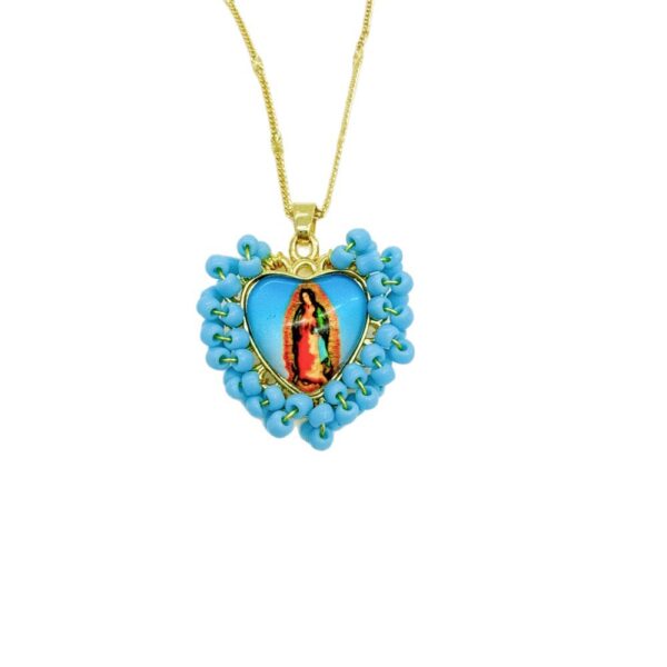 O1CN01OeHZOF2LRcXpP3qse_4115849689-0-cib Wholesale Golden Rice Bead Love Pendant Necklace