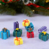 Wholesale Mini colored Christmas gift box Doll Accessories