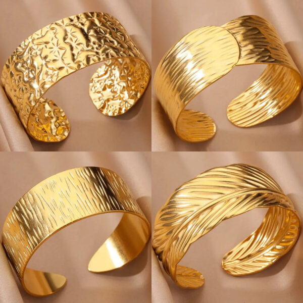 Wholesale personality exaggerated opening bracelet wide version jewelry