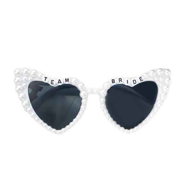 Wholesale sunglasses bride party sunglasses diy heart bridesmaid bride glasses