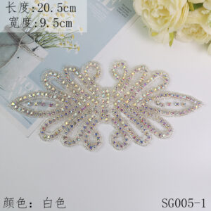 Sg005-1 adhesive rhinestone decal
