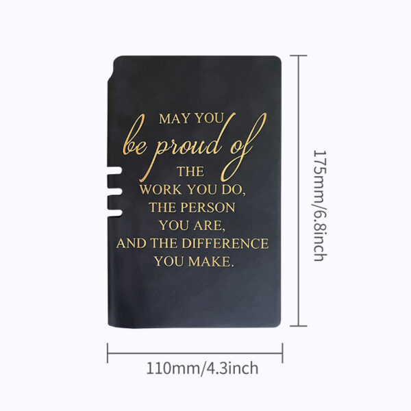 Wholesale A6 notebook with leather cover, small notebook