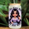 Wholesale Cartoon Cute Sweet Cool Girl Theme 16oz Cup UV DTF Wraps