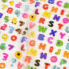 Wholesale Colorful Transparent Candy Stereo 3D Number Symbols English Letters Crystal Stickers Kidsren's Decoration DIY Stickers