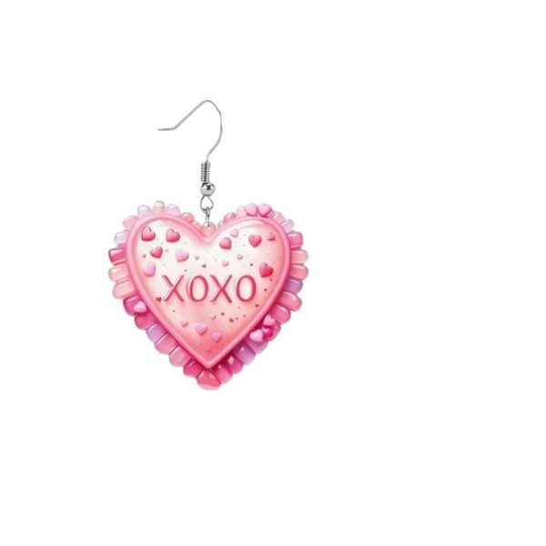O1CN01OpayPB1XFVK2Uq1dG_2219521202894-0-cib Wholesale Valentine's Day Flat Acrylic Pink Heart Earrings