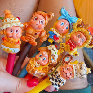 Wholesale Pen Cute Cartoon Little Girl Cute Click Pen