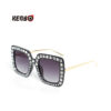 Wholesale Large frame diamond street photography sunglasses