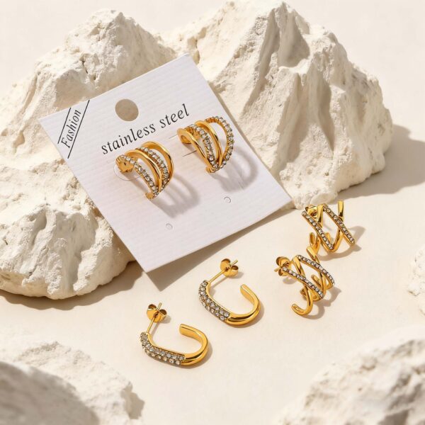 O1CN01Os94II1nmy640r71E_2217967715133-0-cib Wholesale Titanium Alloy Gold-Colored Earrings Luxury Style