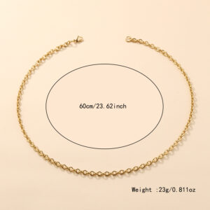 stainless steel cross chain