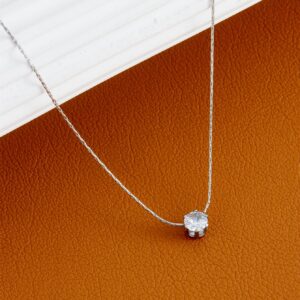 X713 six-claw single diamond steel color