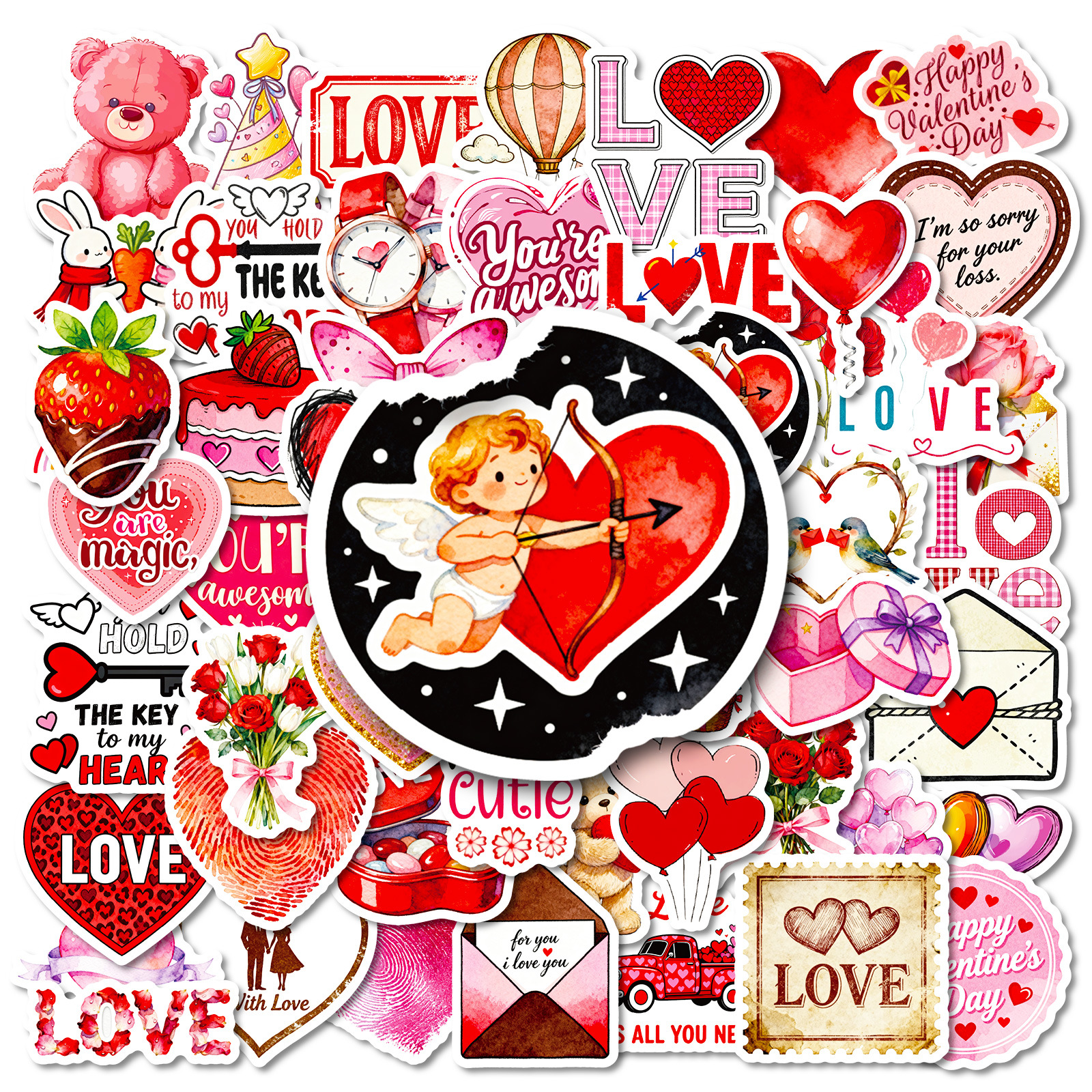 Wholesale Valentine's Day Series Creative Graiti Stickers
