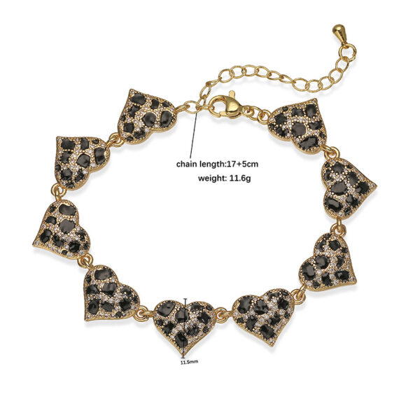 Wholesale Leopard Pattern Star-Shaped Love Bracelet
