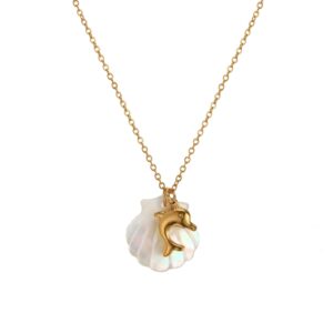 Dolphin necklace (O-chain)