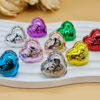 Wholesale Acrylic Uv Plated Metal Christmas Balloon Heart Crystal Beads