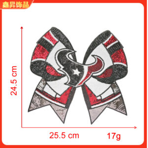Hot melt glue*red and black*bow*bow*height 24.5*25.5cm