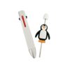 Wholesale Cross-border explosions 3D cute animal penguin silicone beads TK live Amazon diy string pen beads accessories