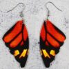 Wholesale Butterfly Wing Earrings, Eco-Friendly Leather Earrings