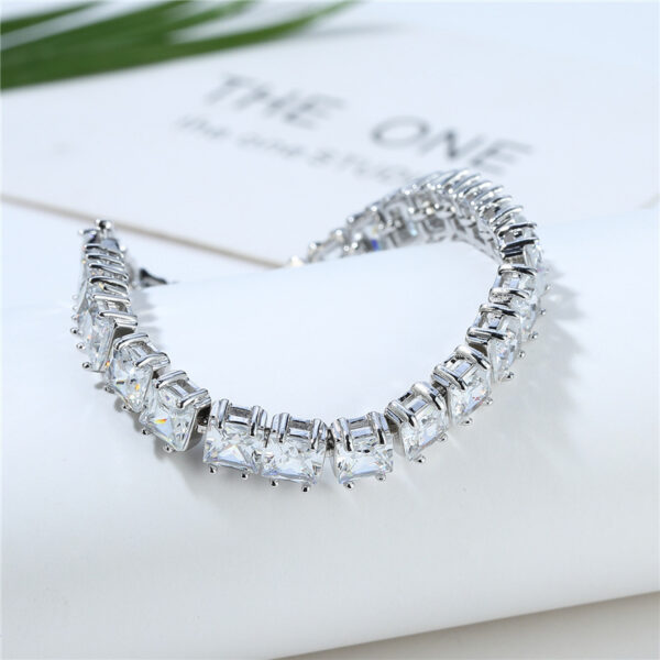 Wholesale Geometric multi-element rhinestone set bracelet